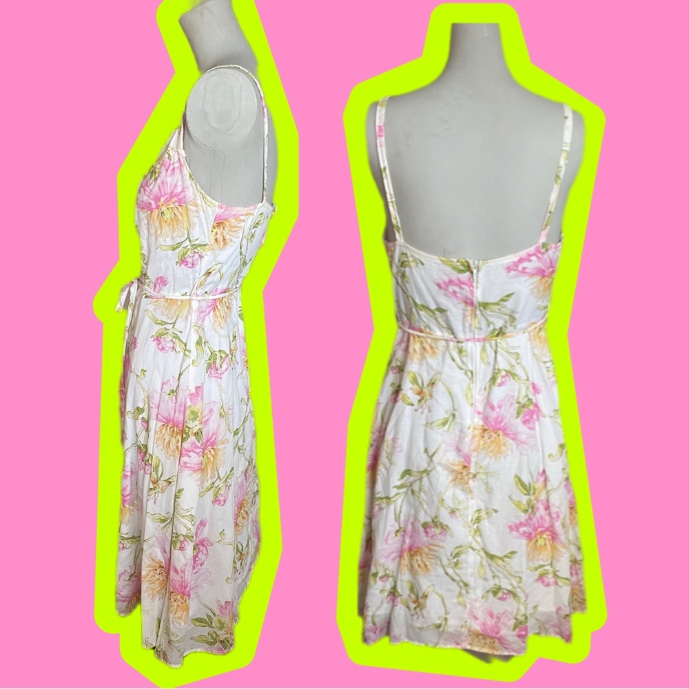 Y2K Just in Time Floral Garden Party Dress - Picture 2 of 5